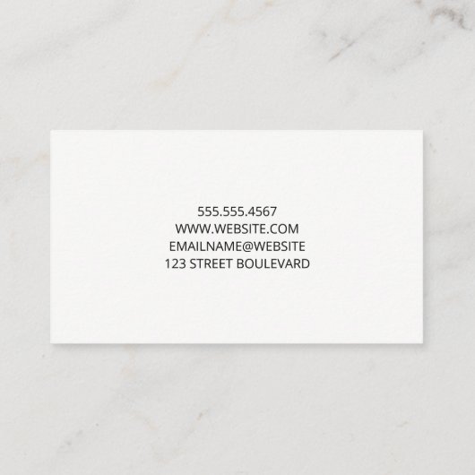 Mikrofon | Digital Sound Wave Visitenkarte (Rückseite)