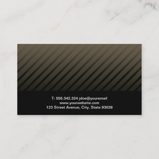 Mikrofon | Digital Sound Wave Visitenkarte (Rückseite)