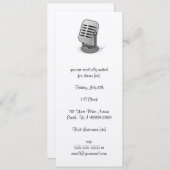 Mikrofon Einladung (Vorne/Hinten)