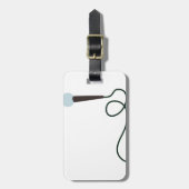 Mikrofon Gepäckanhänger (Vorderseite vertikal)