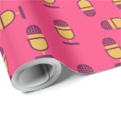 Mikrofon Geschenkpapier (Rolleneckpunkt)