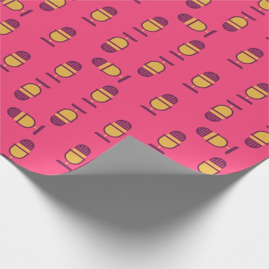 Mikrofon Geschenkpapier (Ecke)