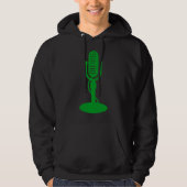 Mikrofon - grün hoodie (Vorderseite)