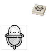 Mikrofon Gummistempel (Stempel)