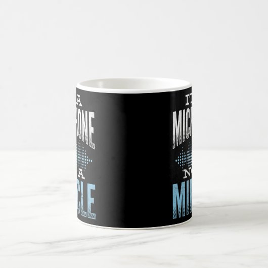 Mikrofon kein Wunderknall Sound Engineer Sound Typ Kaffeetasse (Mittel)