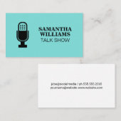 Mikrofon | Lautsprecher Visitenkarte (Vorne/Hinten)