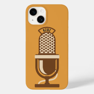 Mikrofon-Logo Radiosendername Case-Mate iPhone 14 Hülle