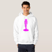 Mikrofon - Magenta Hoodie (Vorne ganz)