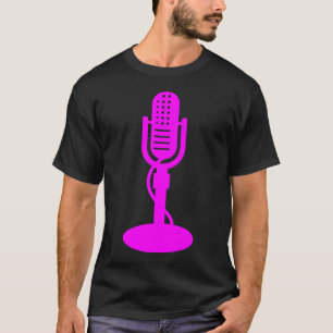 Mikrofon - Magenta T-Shirt