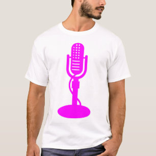 Mikrofon - Magenta T-Shirt