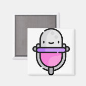 Mikrofon Magnet (Vorderseite/Rückseite)