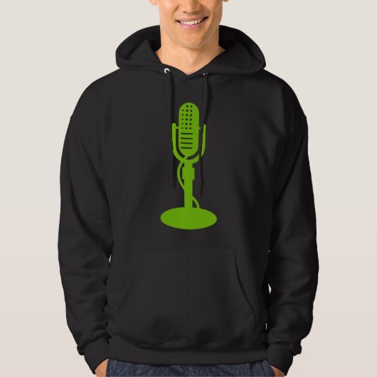 Mikrofon - Martian Green Hoodie (Vorderseite)