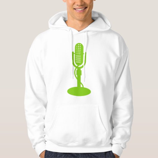 Mikrofon - Martian Green Hoodie (Vorderseite)