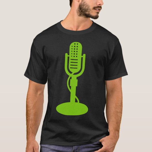 Mikrofon - Martian Green T-Shirt (Vorderseite)