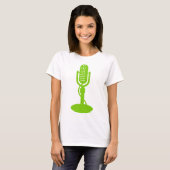 Mikrofon - Martian Green T-Shirt (Vorne ganz)
