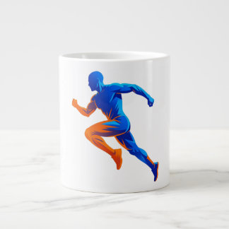 Mikrofon Musik Noten Retro Gesangsdesign Jumbo-Tasse