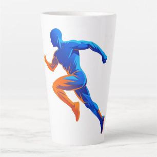 Mikrofon Musik Noten Retro Gesangsdesign Milchtasse