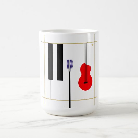 Mikrofon och Instrument Kaffeetasse (Mittel)