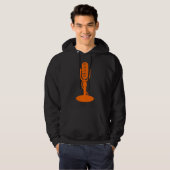 Mikrofon - Orange Hoodie (Vorne ganz)
