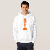 Mikrofon - Orange Hoodie (Vorne ganz)