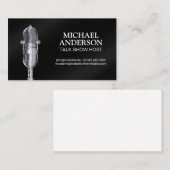 Mikrofon | Podcast Show Visitenkarte (Vorne/Hinten)