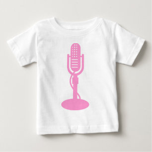 Mikrofon - Rosa Baby T-shirt