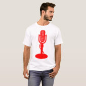 Mikrofon - Rot T-Shirt (Vorne ganz)