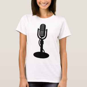 Mikrofon - Schwarz T-Shirt