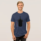 Mikrofon Tri-Blend Shirt (Vorderseite voll)