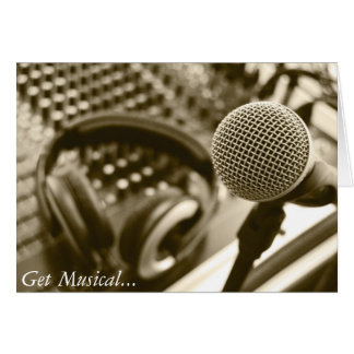 Mikrofon und Kopfhörer