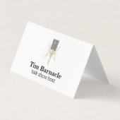 Mikrofon/Unterhaltung/Podcast Visitenkarten (Vorderseite)