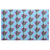 Mikrofon-Verrücktheit Stoff (Fat Quarter (45,7 x 55,9 cm))