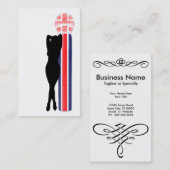 Mikrofon Visitenkarte (Vorne/Hinten)