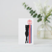 Mikrofon Visitenkarte (Stehend Vorderseite)