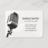 Mikrofon Visitenkarte (Vorderseite)
