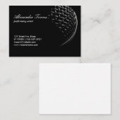 Mikrofon Visitenkarte (Vorne/Hinten)