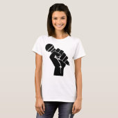 Mikrofon Zeichnend T-Shirt (Vorne ganz)