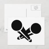 Mikrofone Postkarte (Vorne/Hinten)