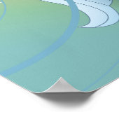 Mikrofonmuster Poster (Ecke)