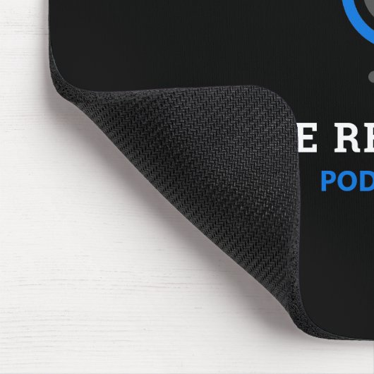 Mikrofonsymbol, Podcaster, Podcast Mousepad (Ecke)