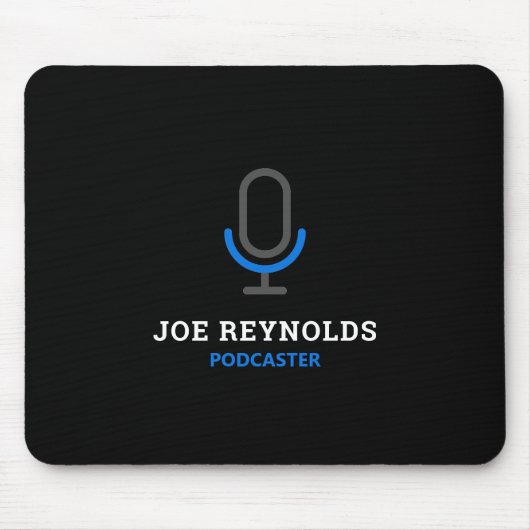Mikrofonsymbol, Podcaster, Podcast Mousepad (Vorne)