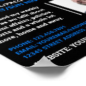 Mikrofonsymbol, Podcaster, Podcast-Werbung Poster (Ecke)