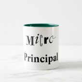 MikrohauptTasse Zweifarbige Tasse (Mittel)