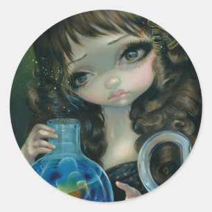 "Mikrokosmos"-Aufkleber "Galaxy" Runder Aufkleber