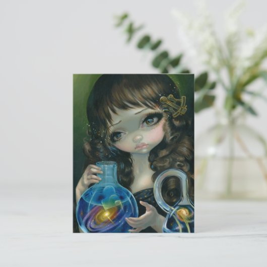 "Mikrokosmos: Galaxie" Postkarte (Stehend Vorderseite)