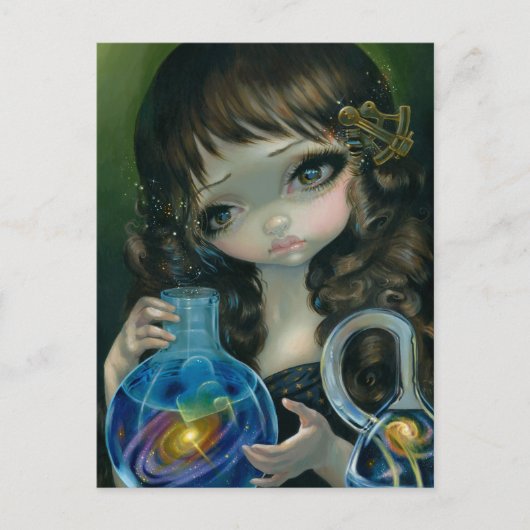 "Mikrokosmos: Galaxie" Postkarte (Vorderseite)