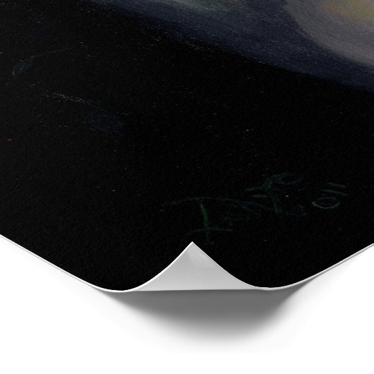 Mikrokosmos: Kalter ART DRUCKER, gotische Alchimie Poster (Ecke)