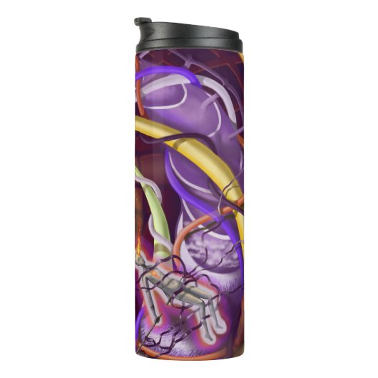 Mikrokosmos/Makrokosmos Thermosbecher (Nach rechts gedreht)