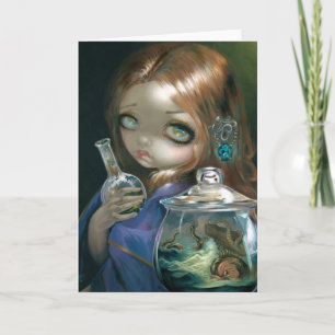 "Mikrokosmos: Meeresungeheuer" Grußkarte Karte