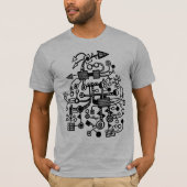 Mikrokosmos - Schwarz T-Shirt (Vorderseite)